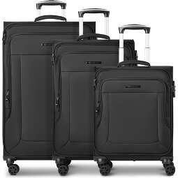 Franky Melbourne 3.0 4-wiel kofferset, 3-delig, met rekbare vouw  variant 1