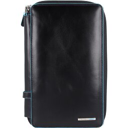 Piquadro Blauw vierkant reisetui leer 14 cm  variant 1