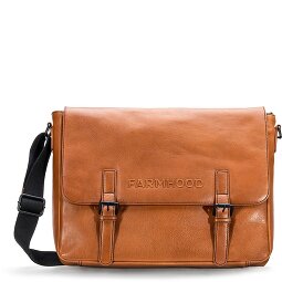 Farmhood Memphis Aktetas Messenger Leer 38 cm Laptop compartiment  variant 2