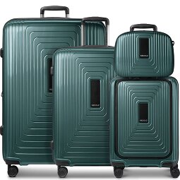 Redolz Essentials14 4-wiel kofferset Beautycase 4st met uitklapbaar laptopvak  variant 5