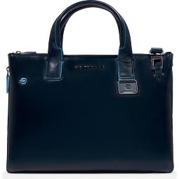 Piquadro Blue Square Shopper Tas Leer 38 cm Laptop compartiment met uitbreidingsplooi  variant 2