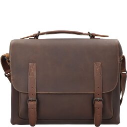 aunts & uncles The Workmates Big Fella Briefcase Leer 39 cm Laptopcompartiment  variant 1