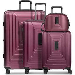 Redolz Essentials 14 4-wiel kofferset + beautycase 4 stuks met stretchvouw  variant 1