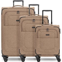 Redolz Essentials 12 THREE SET 4 wielen Kofferset 3-delig met uitbreidingsplooi  variant 3