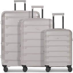 d&n South Dakota 4 wielen Kofferset 3-delig met uitbreidingsplooi  variant 2