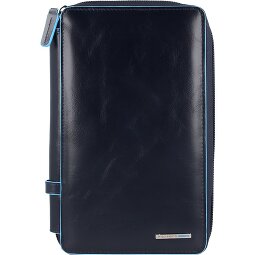 Piquadro Blauw vierkant reisetui leer 14 cm  variant 3