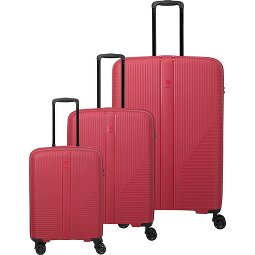 Travelite Air Stripe 4 wielen Kofferset 3-delig met uitbreidingsplooi  variant 2