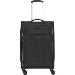d&n Travel Line 9204 4 wielen Trolley M 66 cm met uitbreidingsplooi  variant 3