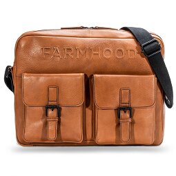 Farmhood Memphis Aktetas Messenger Leer 38 cm Laptop compartiment  variant 2