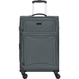 d&n Travel Line 9204 4 wielen Trolley M 66 cm met uitbreidingsplooi  variant 1