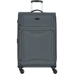 d&n Travel Line 9204 4 wielen Trolley L 76 cm met uitbreidingsplooi  variant 2