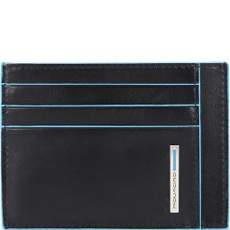 Piquadro Blauwe vierkante creditcard etui RFID Leer 11,5 cm  variant 1