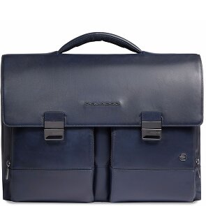 Piquadro Philip Aktetas Messenger Leer 42 cm Laptop compartiment Piquadro Philip Aktetas Messenger Leer 42 cm Laptop compartiment