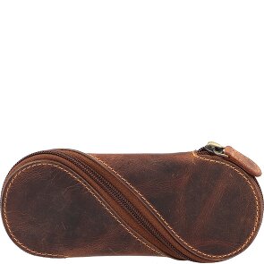 Greenburry Vintage leren brillenkoker 17 cm
