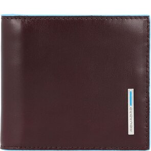 Piquadro Blauwe Vierkante Portemonnee Leer 10 cm Piquadro Blauwe Vierkante Portemonnee Leer 10 cm