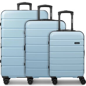 Saxoline Miami 4 wielen Kofferset 3-delig met uitbreidingsplooi