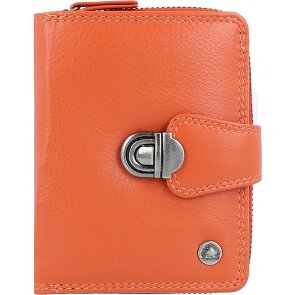 Greenburry Sponsachtig portefeuille leer 9 cm