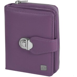 Greenburry Sponsachtig portefeuille leer 9 cm