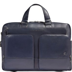 Piquadro Philip Koffer Leer 43 cm Laptop compartiment