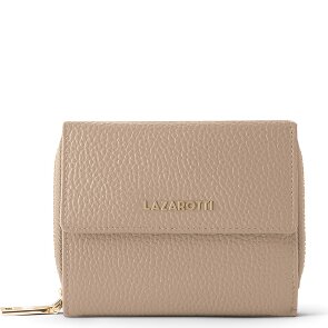 Lazarotti Bologna leer portemonnee met rits rondom, 12 cm