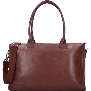 Plevier Rock Copal Schoudertas Leer 44 cm Laptop compartiment