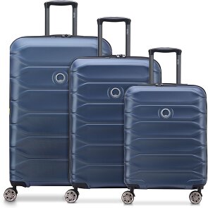 Delsey Paris Meteor 4 wielen Kofferset 3-delig met uitbreidingsplooi