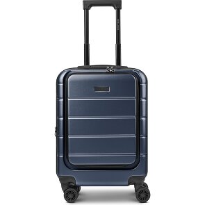 Police Dublin 4 wielen Cabinewagen S 54 cm Laptopvak met uitbreidingsplooi
