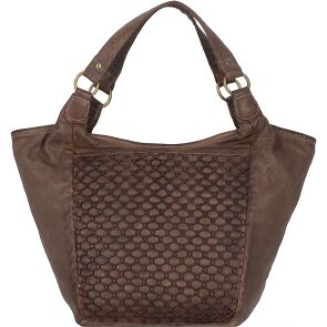 Greenland Nature Femi & Nine Leren Schoudertas 38 cm