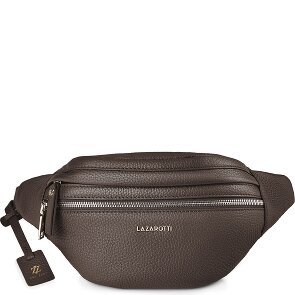 Lazarotti Bologna leer Fanny pack met dubbele rits, crossbody, leer, 25 cm