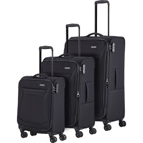 Travelite Chios 4 wielen Kofferset 3-delig met uitbreidingsplooi