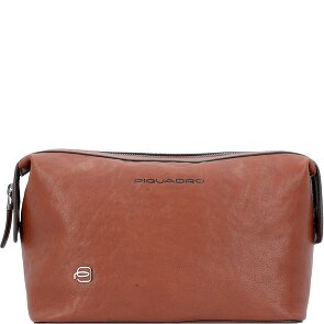 Piquadro Black Square Toilettas Leer 23 cm