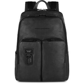 Piquadro Harper Rugzak RFID Leer 40 cm Laptopcompartiment