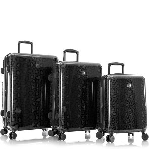 Heys Black Camo 4 wielen Kofferset 3-delig met uitbreidingsplooi