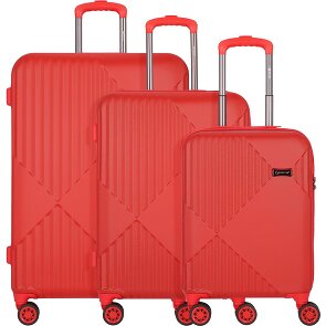 Check.In Liverpool 4 Roll Suitcase Set 3st.