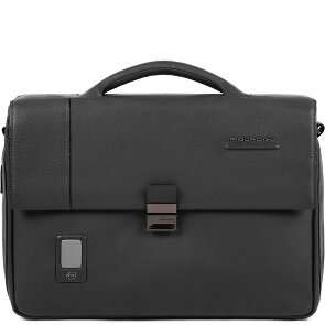 Piquadro Akron aktetas leer 42 cm Laptopvak