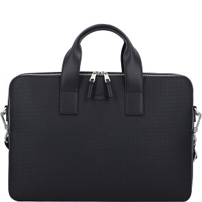 Lacoste Chantaco aktetas Leer 39 cm Laptopcompartiment