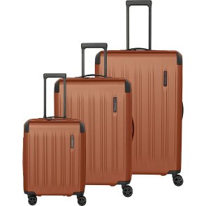 Travelite Dynamiic 4 wielen Kofferset 3-delig met uitbreidingsplooi