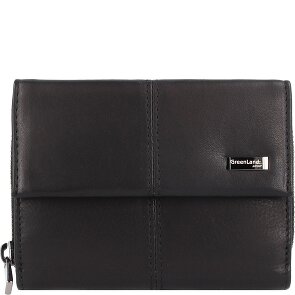 Greenland Nature Black Nappa Portemonnee RFID-bescherming Leer 13 cm