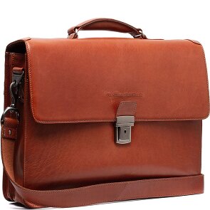 The Chesterfield Brand Salvatore Aktetas Messenger Leer 42 cm Laptop compartiment