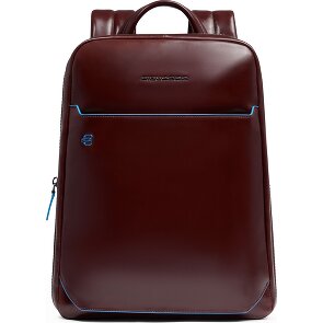 Piquadro Blue Square Dagrugzak RFID-bescherming Leer 37 cm Laptop compartiment