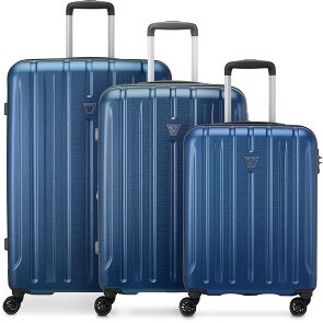 Roncato Kinetic 2.0 4 wielen Kofferset 3-delig met uitbreidingsplooi