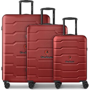 Tonino Lamborghini Bologna 4 wielen Kofferset 3-delig