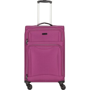 d&n Travel Line 9204 4 wielen Trolley M 66 cm met uitbreidingsplooi