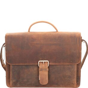 Plevier Retro Darwin Koffer Leer 41 cm Laptop compartiment Plevier Retro Darwin Koffer Leer 41 cm Laptop compartiment