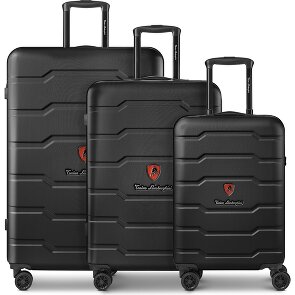 Tonino Lamborghini Bologna 4 wielen Kofferset 3-delig