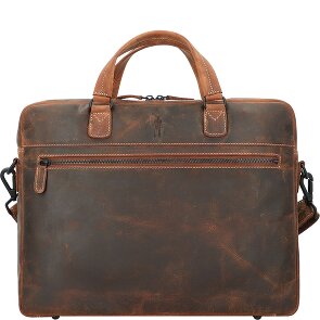 Jack Kinsky Baltimore 8 Lederen aktetas 40 cm Laptopcompartiment