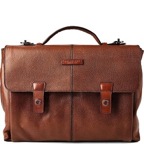 The Bridge Biagio Aktetas Messenger Leer 41 cm Laptop compartiment