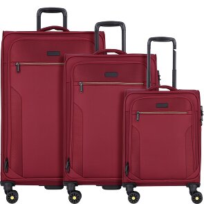 d&n Travel Line 9704 4 wielen Kofferset 3-delig met uitbreidingsplooi