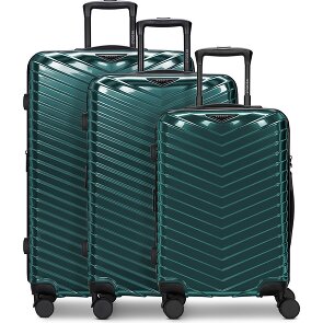 Redolz Essentials 18 2.0 4 wielen Kofferset 3-delig met uitbreidingsplooi