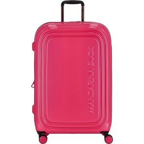 Mandarina Duck Logoduck + Metal 4 wielen Trolley L 75 cm met uitbreidingsplooi